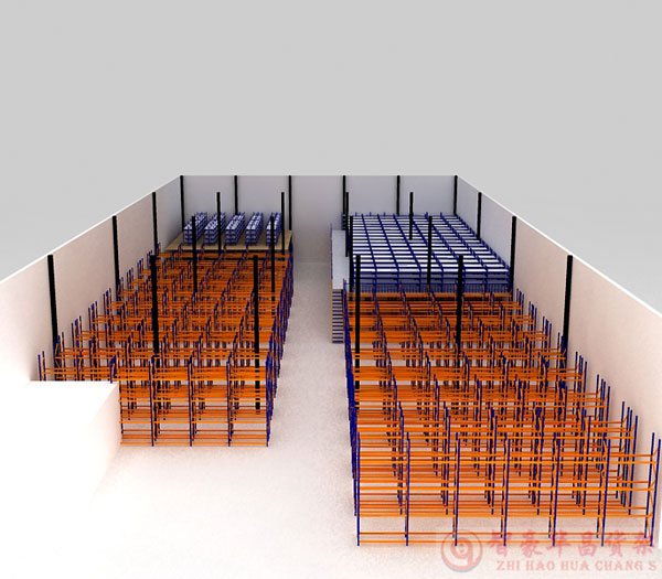 成都倉儲貨架效果圖