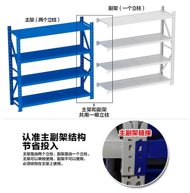 300KG/層中型倉庫貨架細節