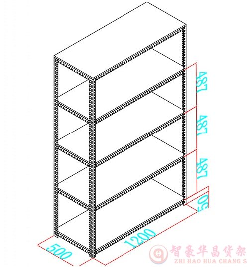 成都倉庫貨架的內外尺寸