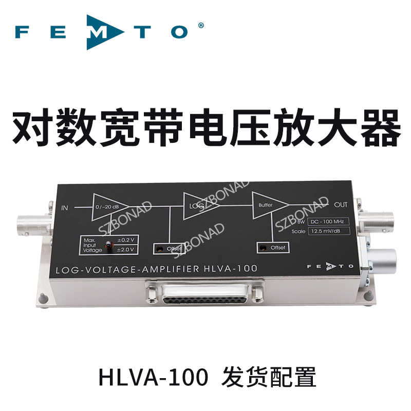 HLVA-100對(dui)數(shu)的帶寬電(dian)壓(ya)放大器